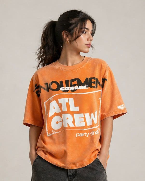 orange rush tee