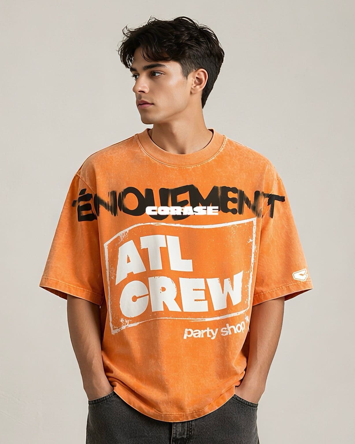 orange rush tee